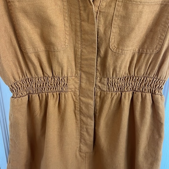 Universal Thread Rust Linen Blend Romper XS​​ - Picture 8 of 9